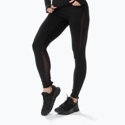 Legginsy treningowe damskie Cardio Bunny HCB-126-006. Czarne legginsy Cardio Bunny, l, bez wzorów, z materiału, na fitness i siłownię. Za 169.99 zł.