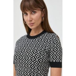 MICHAEL Michael Kors sweter damski kolor czarny lekki. Czarne swetry MICHAEL Michael Kors, s, bez wzorów, z dzianiny, bez ramiączek. W wyprzedaży za 639.99 zł.