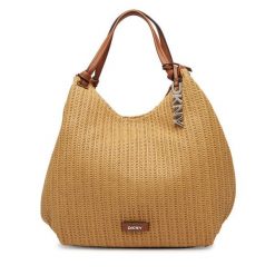 Torebka DKNY. Brązowe torebki klasyczne DKNY, bez wzorów, klasyczne, bez dodatków. Za 789.99 zł.