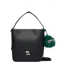 KARL LAGERFELD Torebka B4W30084 Czarny. Czarne torebki klasyczne KARL LAGERFELD, bez wzorów, ze skóry, bez dodatków. Za 849.99 zł.