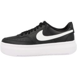 Tenisówki Nike Model Court Vision Alta Ltr Kolor Czarny. Białe buty treningowe Nike, bez wzorów, z materiału, sportowe, bez zapięcia. Za 485.00 zł.