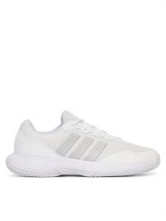 Adidas Buty do tenisa Gamecourt 2 KI0789 Biały. Białe buty treningowe adidas, bez wzorów, z materiału, bez zapięcia, tenisowe. Za 319.99 zł.