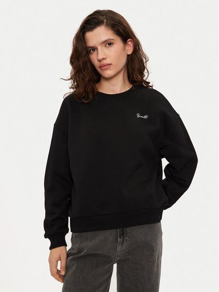 Brunotti Bluza Arai 2332120001 Czarny Regular Fit. Czarne bluzy Brunotti, xs, bez wzorów, z bawełny, bez kaptura. Za 89.99 zł.