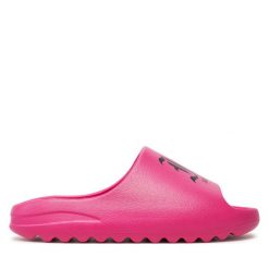 Klapki Just Cavalli. Czerwone klapki Just Cavalli, bez wzorów, bez obcasa, bez zapięcia. Za 159.99 zł.