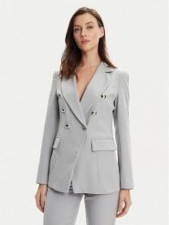 Maryley Marynarka 24EB139/43LU Szary Regular Fit. Szare marynarki i żakiety Maryley, xs, bez wzorów, z syntetyku, bez ramiączek. Za 309.99 zł.