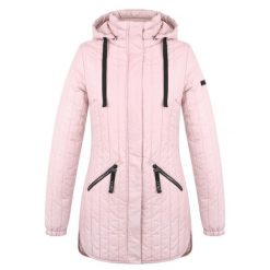 Damski płaszcz zimowy Loap Jenina w kolorze różowym. Czerwone płaszcze LOOP, na zimę, bez wzorów, sportowe, bez kaptura. Za 232.99 zł.