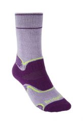 Bridgedale skarpetki Midweight Merino Performance. Fioletowe skarpetki Bridgedale, bez wzorów, z dzianiny. Za 129.99 zł.