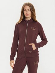 EA7 Emporio Armani Bluza 8NTM43 TJ9RZ 1755 Brązowy Regular Fit. Brązowe bluzy EA7 Emporio Armani, m, bez wzorów, z syntetyku, bez kaptura. Za 269.99 zł.