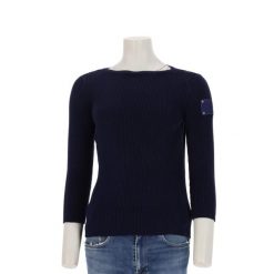 Second life - Lauren Ralph Lauren sweter damski - Jak nowy. Niebieskie swetry Ralph Lauren, m, bez wzorów, z materiału, casualowe, bez ramiączek. Za 127.76 zł.