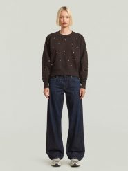 G-Star Bluza w kolorze brązowym rozmiar: M. Brązowe bluzy bez kaptura G-Star, m, bez wzorów, z bawełny, bez kaptura. Za 219.60 zł.
