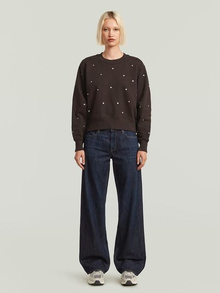 G-Star Bluza w kolorze brązowym rozmiar: M. Brązowe bluzy bez kaptura G-Star, m, bez wzorów, z bawełny, bez kaptura. Za 219.60 zł.