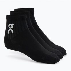 Skarpety On Logo Sock Mid 3. Czarne skarpetki On, bez wzorów. Za 89.99 zł.