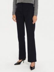 Tommy Hilfiger Spodnie materiałowe Core WW0WW42953 Granatowy Flare Fit. Niebieskie spodnie materiałowe Tommy Hilfiger, bez wzorów, z materiału. Za 329.99 zł.