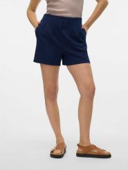 Vero Moda Szorty w kolorze granatowym rozmiar: S. Niebieskie szorty Vero Moda, bez wzorów. Za 74.99 zł.