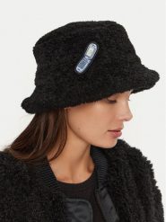 Kangol Kapelusz Manga Bucket K5424 Czarny. Czarne kapelusze Kangol, bez wzorów, z materiału. Za 349.99 zł.