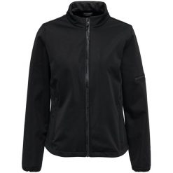 Kurtka damska Hummel North Softshell. Czarne kurtki przejściowe sportowe Hummel, l, bez wzorów, z softshellu, bez kaptura, outdoorowe. Za 420.50 zł.
