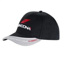 Czapka z daszkiem Zandonà. Czarne czapki z daszkiem ZANDONÀ, bez wzorów, z materiału, eleganckie. Za 142.50 zł.