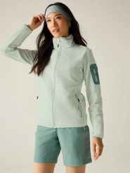 Regatta Kurtka polarowa "Ralina" w kolorze zielonym rozmiar: 34. Zielone kurtki Regatta, bez wzorów, z polaru, bez kaptura. Za 128.25 zł.