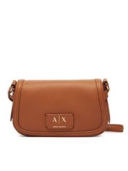 Armani Exchange Torebka XW002596 AF22649 U6119 Brązowy. Brązowe listonoszki Armani Exchange, bez wzorów, ze skóry, bez dodatków. Za 599.99 zł.