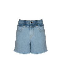 Pinko Szorty "Bradford" | V10XD A0DD | Kobieta | Błękitny. Niebieskie szorty Pinko, bez wzorów, z bawełny, eleganckie. W wyprzedaży za 349.00 zł.