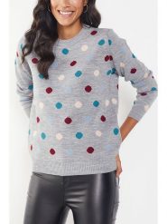 Milan Kiss Sweter w kolorze szarym rozmiar: XL. Szare swetry Milan Kiss, xl, bez wzorów, bez ramiączek. Za 171.68 zł.