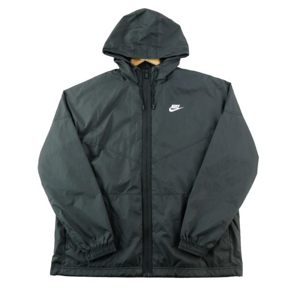 Second life - Kurtka przeciwwiatrowa damska Repel Windrunner - Stan bardzo dobry. Czarne kurtki Nike, s, bez wzorów, z materiału, sportowe, bez kaptura. Za 207.36 zł.
