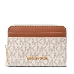 Duży Portfel Damski MICHAEL Michael Kors. Brązowe portfele MICHAEL Michael Kors, bez wzorów. Za 359.99 zł.