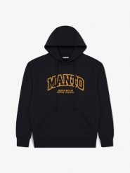 MANTO bluza z kapturem VARSITY 26 czarna. Czarne bluzy MANTO, m, bez wzorów, z bawełny, bez ramiączek, z kapturem. Za 269.99 zł.