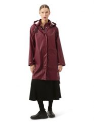 Ilse Jacobsen Płaszcz przeciwdeszczowy w kolorze bordowym rozmiar: 38. Czerwone kurtki przeciwdeszczowe Ilse Jacobsen, s, bez wzorów, bez kaptura, outdoorowe. Za 217.99 zł.