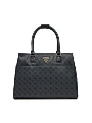 Guess Torba Wilder (P) Travel TWP745 29190 Czarny. Czarne torby podróżne Guess, z aplikacjami, ze skóry. Za 419.99 zł.