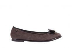 Baleriny Bayla-018 1063-303 Taupe Black, Brąz/Czarny, Skóra naturalna - 36. Brązowe baleriny Bayla, bez wzorów, z materiału, eleganckie, bez obcasa, na płaskiej podeszwie, bez zapięcia. W wyprzedaży za 149.00 zł.