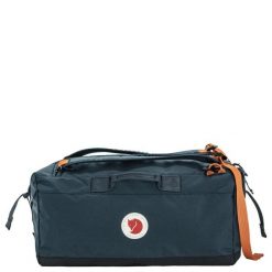 FJALLRAVEN Torba podróżna Farden Duffel 50 navy. Niebieskie torby podróżne Fjällräven, bez wzorów, z materiału, duże. Za 884.80 zł.