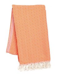 Samimi Chusta hammam "Damla" w kolorze pomarańczowym - 180 x 100 cm rozmiar: onesize. Pomarańczowe chusty Samimi, bez wzorów, z bawełny. Za 52.99 zł.