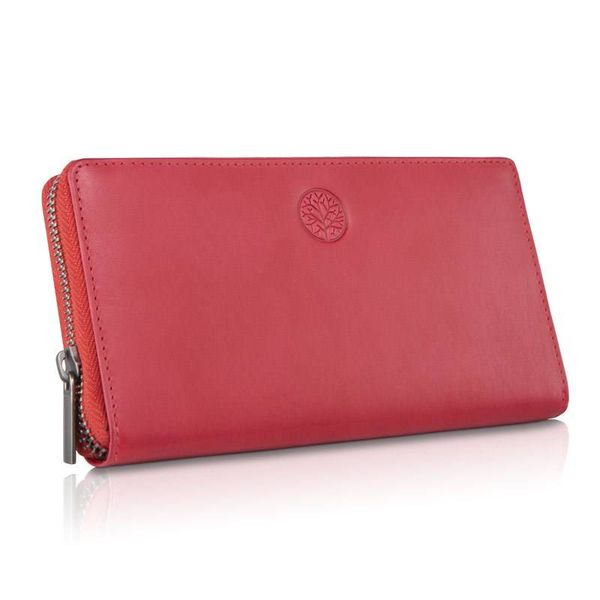 Portfel skórzany BETLEWSKI czerwony BPD-NVTC-360 RED. Czerwone portfele Betlewski, bez wzorów, ze skóry. Za 159.00 zł.