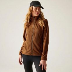 Polar damski rozsuwany Heidy. Brązowe bluzy z polaru Regatta, bez wzorów, z polaru. Za 227.50 zł.