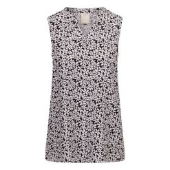 Damska Kamizelka Z Nadrukiem Kaylyn Top. Czarne topy Trespass, bez wzorów, casualowe, bez kołnierzyka, bez ramiączek. Za 99.99 zł.