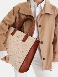 Beverly Hills Polo Club Torebka CEO-BHPC-S-003-07 Écru. Torebki klasyczne Beverly Hills Polo Club, bez wzorów, z materiału, bez dodatków. Za 299.99 zł.