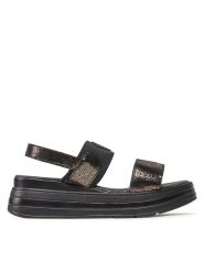 Lasocki Sandały ARC-4884-01 Czarny. Czarne sandały Lasocki, bez wzorów, ze skóry, bez obcasa, na koturnie, bez zapięcia. Za 179.99 zł.