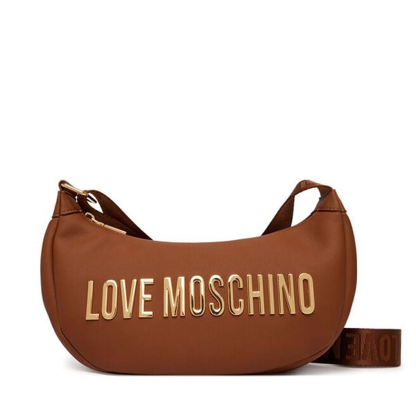 Torebka LOVE MOSCHINO. Brązowe listonoszki Love Moschino, bez wzorów, bez dodatków. Za 470.99 zł.