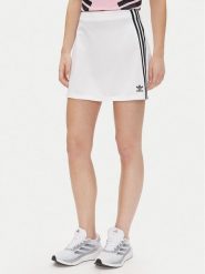 Adidas Spódnica trapezowa adicolor 3-Stripes JD0284 Biały Regular Fit. Białe spódnice adidas, l, bez wzorów, z syntetyku, trapezowe. Za 149.99 zł.