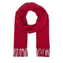 Szalik LAUREN RALPH LAUREN. Czerwone szaliki i kominy Lauren Ralph Lauren, bez wzorów. Za 689.99 zł.