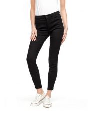 Wrangler Dżinsy - Skinny fit - w kolorze czarnym rozmiar: W26/L30. Czarne jeansy Wrangler, l, z aplikacjami, z podwyższonym stanem. Za 140.53 zł.