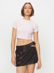 Juicy Couture T-Shirt Kailey JCSSC223421381 Różowy Regular Fit. Czerwone t-shirty Juicy Couture, m, bez wzorów, z syntetyku, bez kołnierzyka, bez ramiączek. Za 119.99 zł.