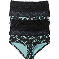 Figi "maxi panty" (4 pary) bonprix jasnoniebiesko-czarny. Bokserki damskie marki KALENJI. Za 51.96 zł.
