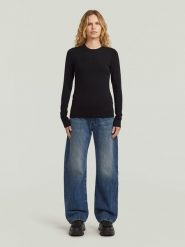 G-Star Dżinsy - Boyfriend fit - w kolorze granatowym rozmiar: W30/L34. Niebieskie jeansy G-Star, l, z aplikacjami, ze skóry, klasyczne. Za 280.61 zł.