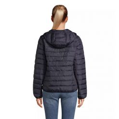 Damska kurtka z kapturem Sol's Stream. Niebieskie kurtki SOL'S, s, bez wzorów, z puchu, eleganckie, z kapturem. Za 198.50 zł.