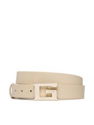 Guess Pasek Damski Not Coordinated Belts BW7824 VIN30 Écru. Paski Guess, z aplikacjami, ze skóry. Za 169.99 zł.