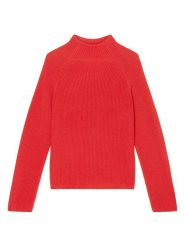 Marc O´Polo Sweter w kolorze czerwonym rozmiar: L. Czerwone swetry l, bez wzorów, z bawełny, bez ramiączek. Za 237.73 zł.