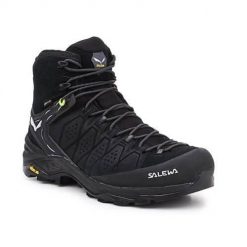 Buty trekkingowe męskie Salewa MS Alp Trainer 2 Mid Gtx. Czarne bluzy bez kaptura Salewa, m, bez wzorów, z gore-texu, bez kaptura, wspinaczkowe, gore-tex. Za 800.44 zł.