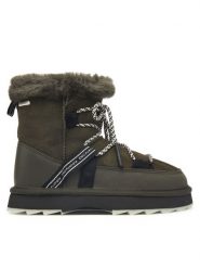 EMU Australia Śniegowce Blurred W12641 Khaki. Brązowe śniegowce Emu Australia, bez wzorów, ze skóry, bez zapięcia. Za 889.99 zł.
